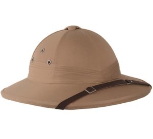 French Army Style Reproduction Pith Helmet Khaki