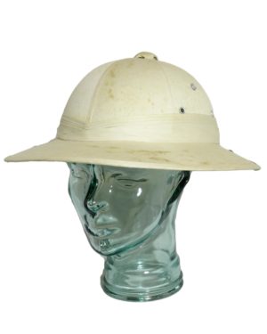 French Army Surplus Genuine Pith Helmet Khaki