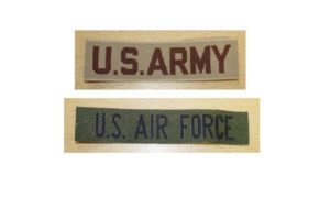 Original US American army air force uniform patches