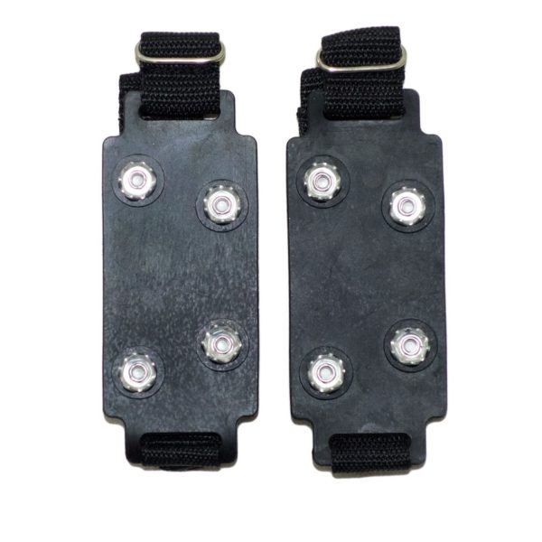 Pair of ice grip boot shoe strap on cleats spike grip crampon - Image 2