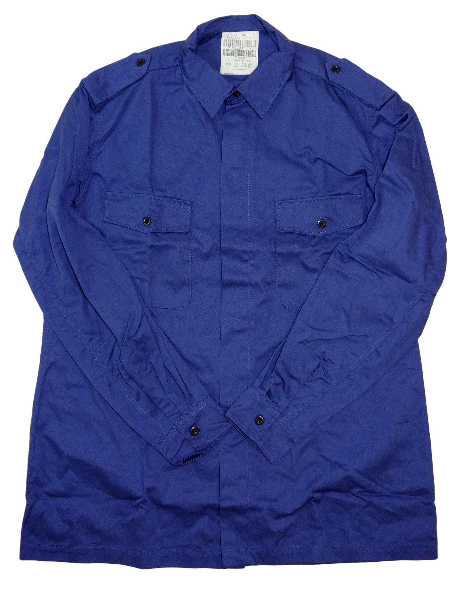 Dutch Army Surplus Blue Uniform Shirt 