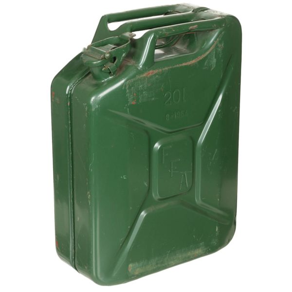French Army Surplus 20L Metal Green Jerry Can Small or Large Opening