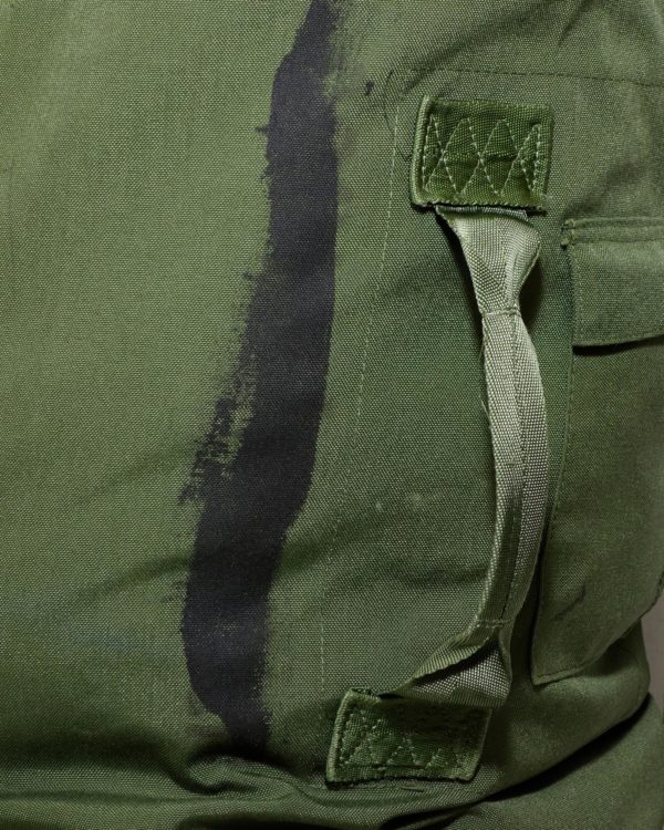 US Army Surplus Large Duffle Bag With Shoulder Straps Carrying Handle - Image 2