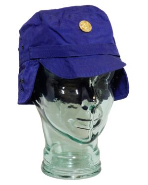 Serbian army / military surplus shower waterproof blue field cap