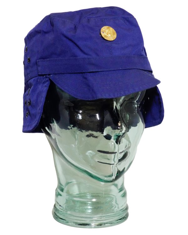 Serbian army / military surplus shower waterproof blue field cap