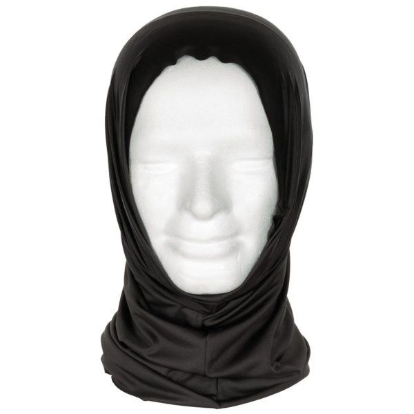 Black Elasticated Headover Neck Gaiter Snood BRAND NEW - Image 2