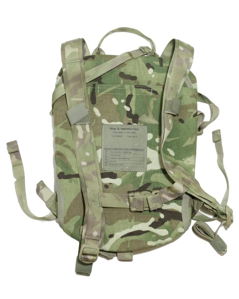 British Army Surplus Virtus Rider 3L hydration pack with bladder