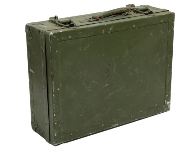 Swedish Army Surplus Vintage Facit Type Writer in wooden case - Image 3