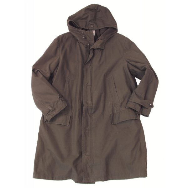 Genuine German army surplus olive green 3/4 length parka