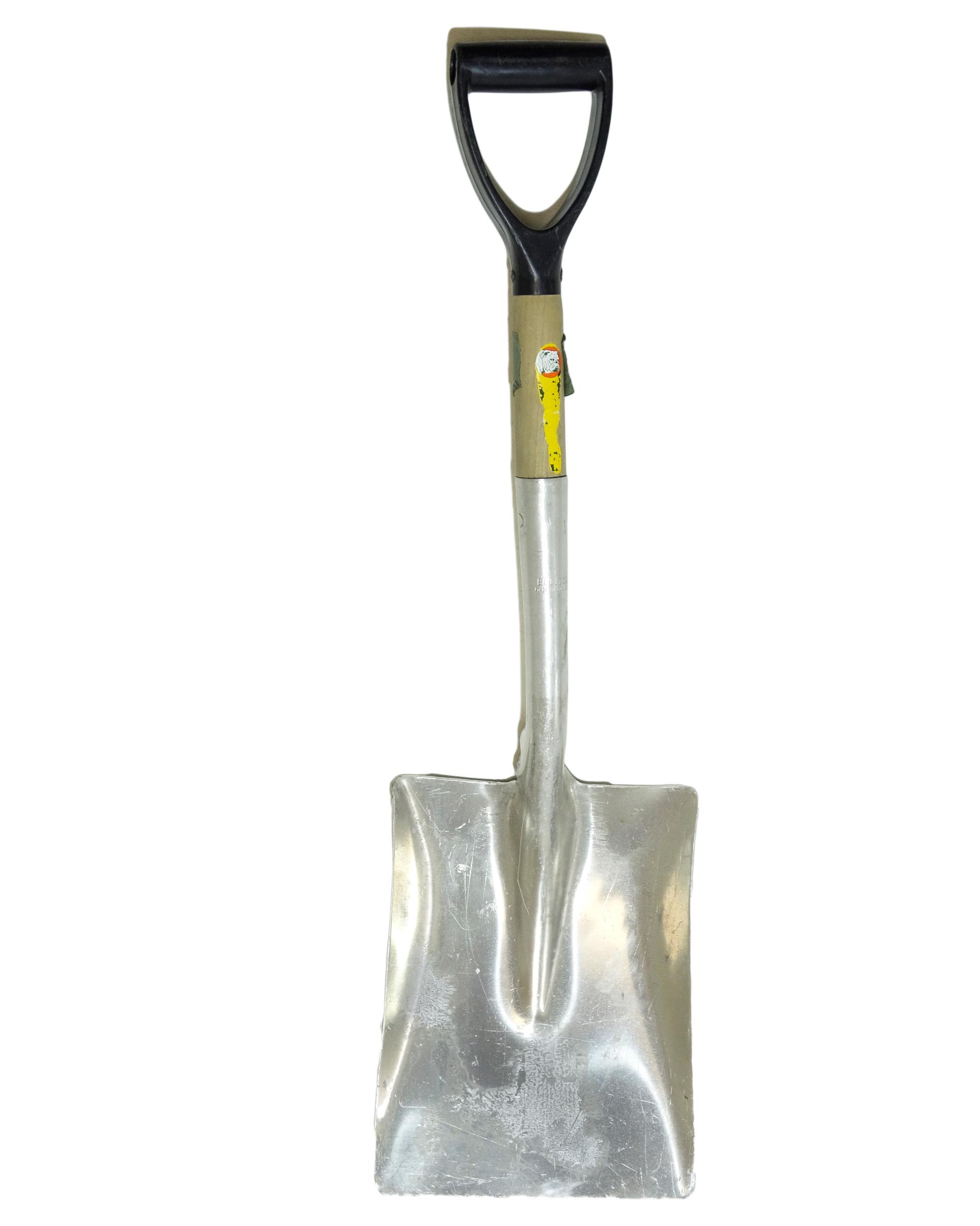 Unusual British army surplus compact metal wood Bulldog snow shovel Surplus Lost