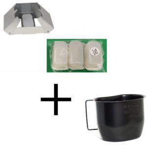 BCB Camping Bundle - Crusader 750ml Cup + Solid Fuel and Cooker