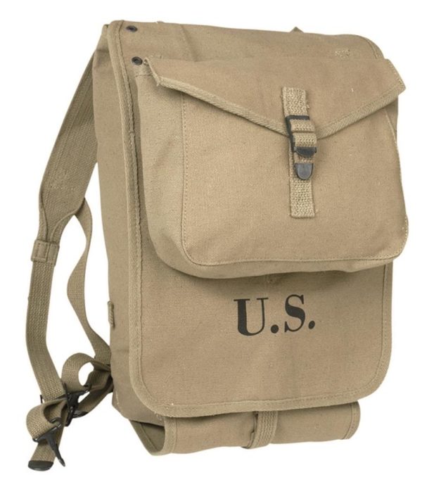 Reproduction WW2 US army m28 all canvas rucksack haversack