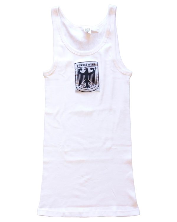 German military surplus sports vest top with eagle logo - SMALLER sizes