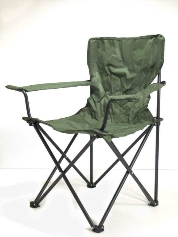 British  Military Surplus Folding Chair Olive Camping Fishing