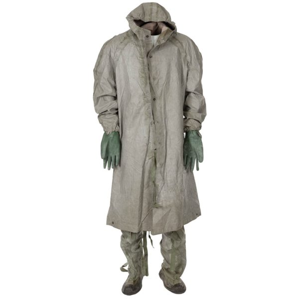 Eastern Bloc 2 piece NBC / decontamination rubber suit