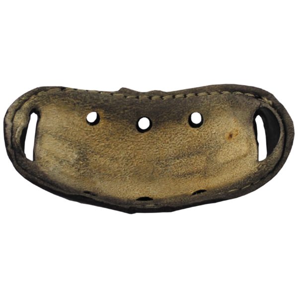Austrian army surplus / M1 helmet leather chin cup protector - Image 2