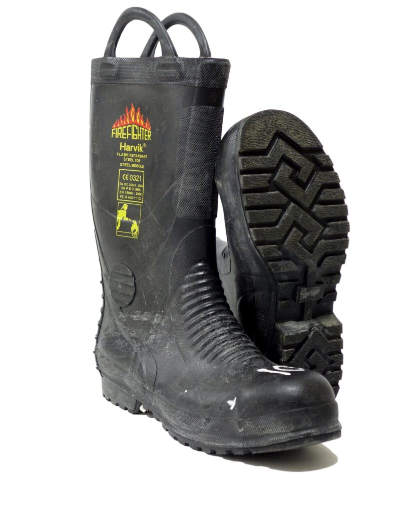 Harvik Fire Service Surplus Rubber Boots Wellies Firefighter Surplus & Lost