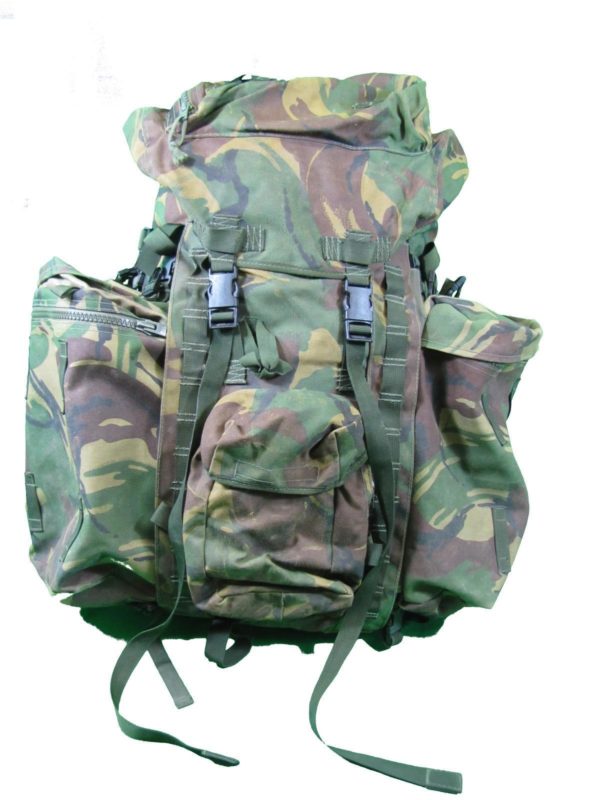 Genuine British Army Bergen Rucksack DPM Camouflage NEED REPAIRS 120L
