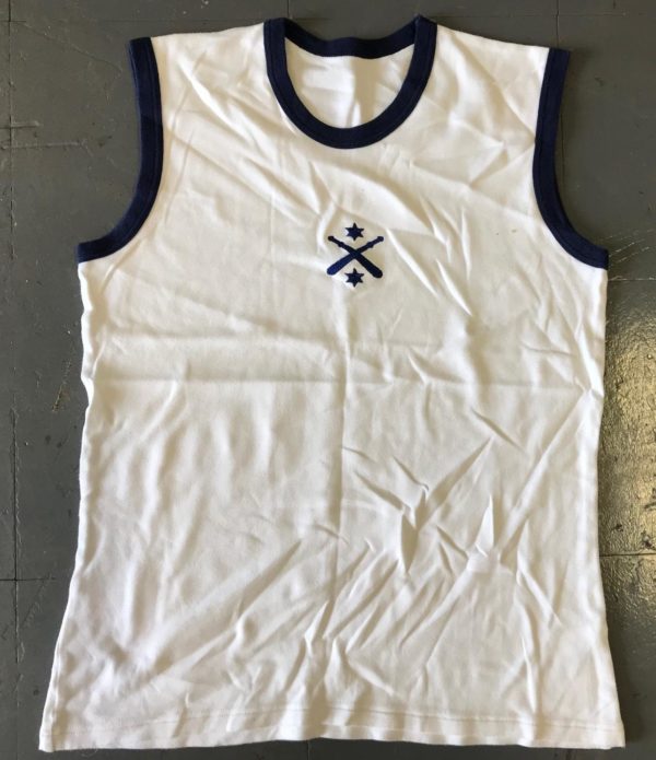 British military Royal Navy P.T.I training top vest G1
