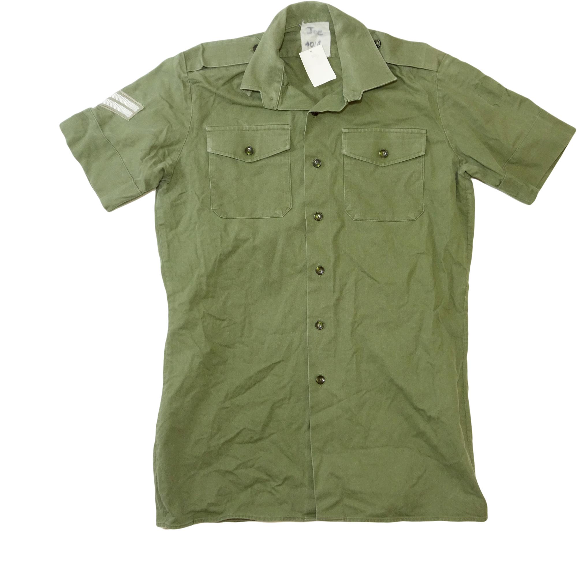 British Army Surplus Vintage Short Sleeve Olive GS Shirt - Surplus & Lost