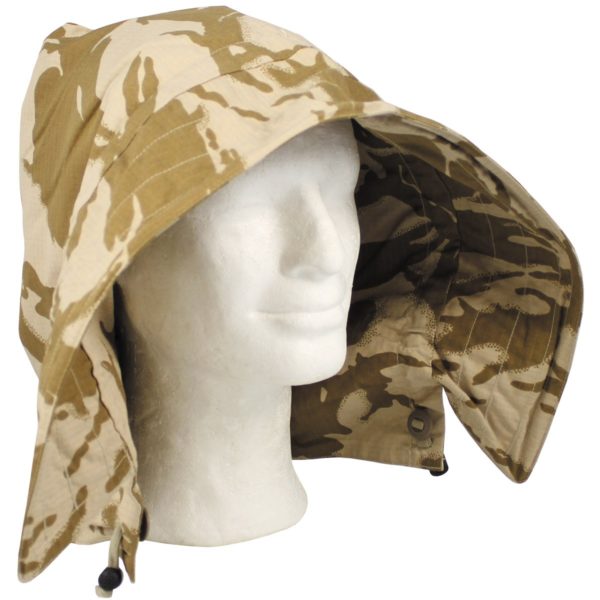 British Army Surplus Desert Camouflage DPM Rip Stop Hood