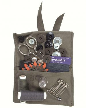 New and Unissued German Army Sewing Kit Olive Green
