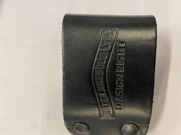 Peter Jones Klickfast tetra clip LEATHER belt radio clip police ambulance etc - Image 2