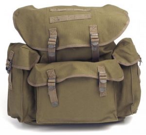 Repro vintage German army style canvas mountain rucksack