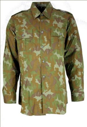 Genuine Romanian Army Surplus Leaf Camo M90 Cotton Shirt