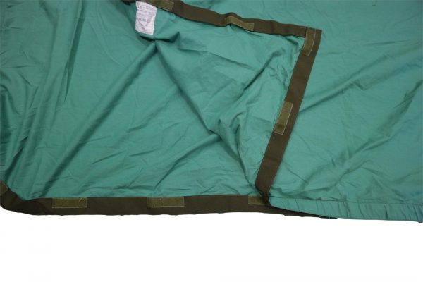 Austrian army surplus olive green cotton sleeping bag liner - Image 2