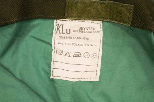 Austrian army surplus olive green cotton sleeping bag liner - Image 3