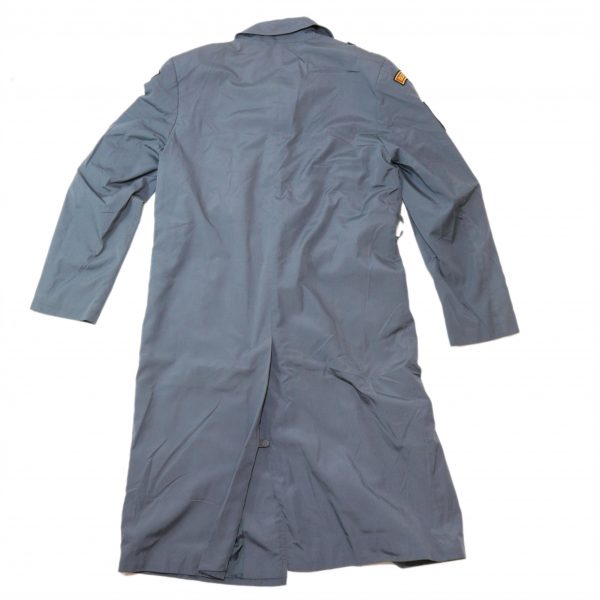 East European military surplus long grey guards trench over coat - Image 3