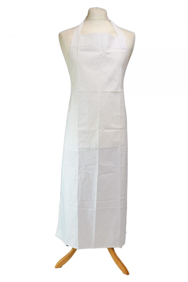 British army military surplus white craft chef cotton apron