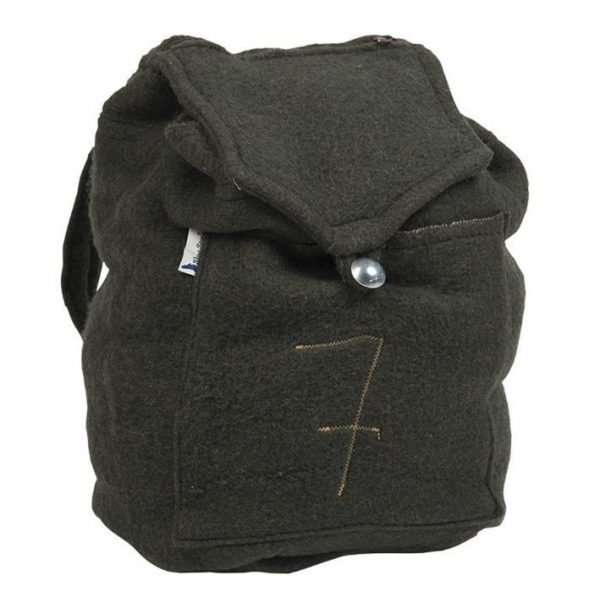 Army Style Daysack Rucksack Backpack Made from Recycled military blankets