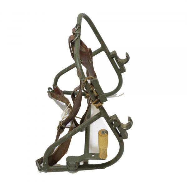 Swedish Army Surplus Metal Rucksack Frame Leather straps - Image 2