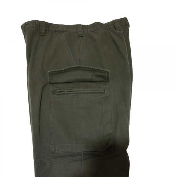 Genuine Austrian Army Surplus Olive Green Field Trousers - Image 2