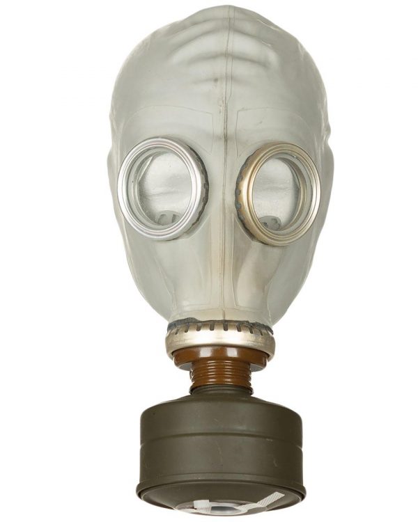 Genuine Russian gas mask, filter and bag, NEW/UNISSUED - (GP-5)