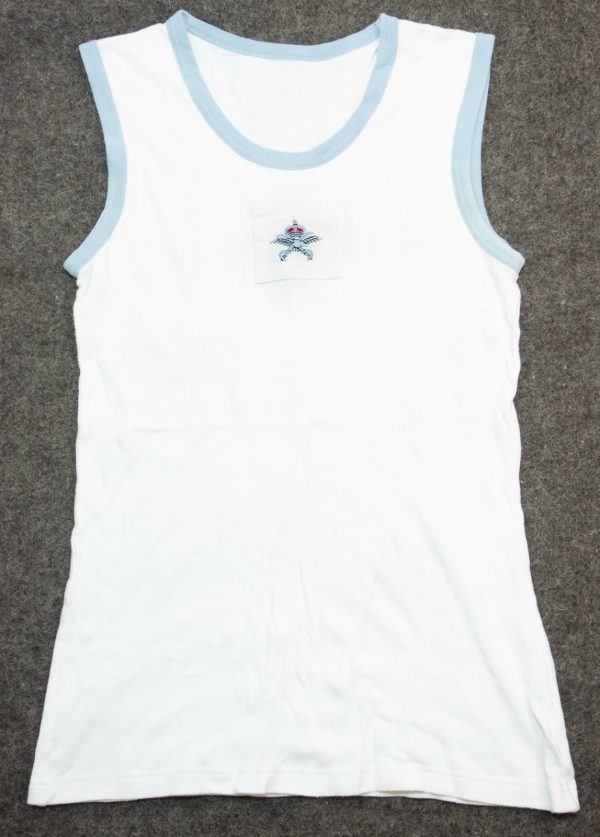 British military Royal Air Force RAF P.T.I training top vest G1