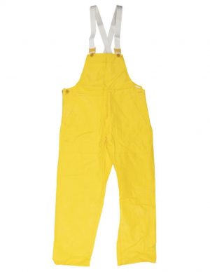 Germany Army Surplus Yellow PU Coated Waterproof Dungarees NEW/OLD STOCK