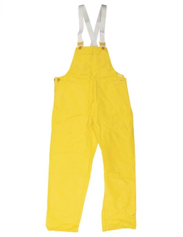 Germany Army Surplus Yellow PU Coated Waterproof Dungarees NEW/OLD STOCK