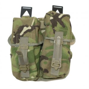 2 x Genuine British Army MTP Double Ammunition Utility Pouch Ammo Empty