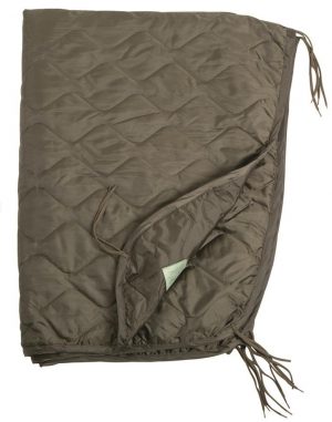 US Army Style Poncho Liner with transport bag colours camouflage