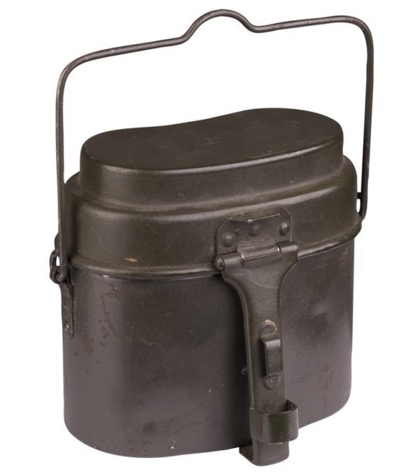 Polish army surplus m70 2 piece metal mess set