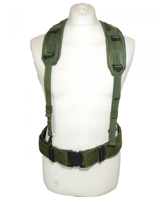Genuine US Army Webbing Set with Belt optional Water Bottle GRADE 1