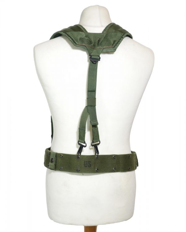 Genuine US Army Webbing Set with Belt optional Water Bottle GRADE 1 - Image 2