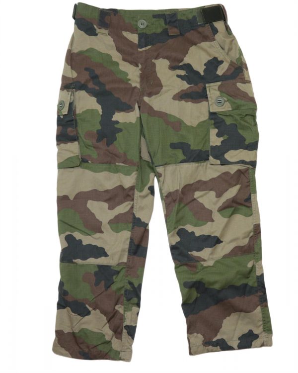 Genuine French Army Surplus CCE Camo Ripstop Combat Trousers - Image 2