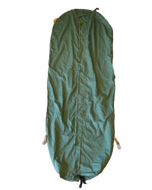 British army surplus olive green cotton sleeping bag liner - UNISSUED