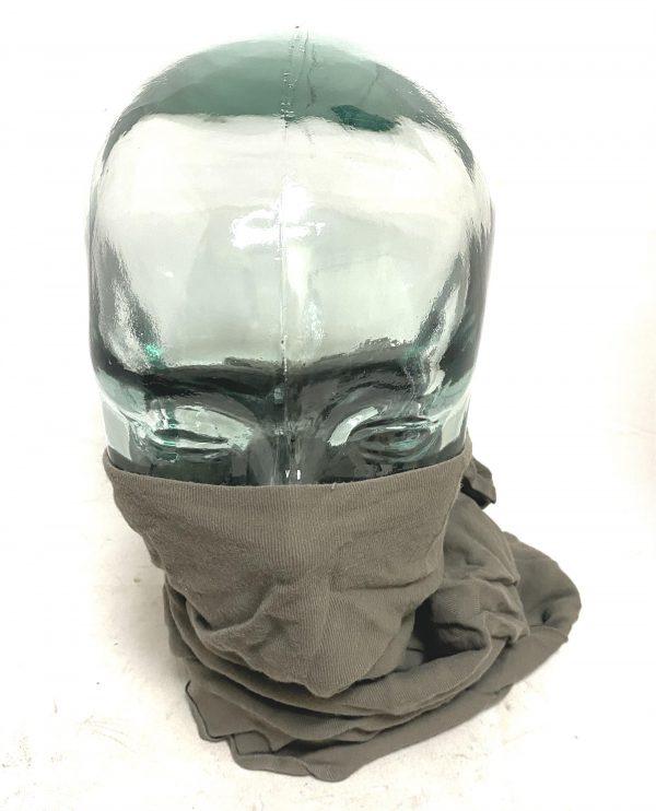 Large Austrian army surplus green banadana, head scarf, neckerchief - Image 2