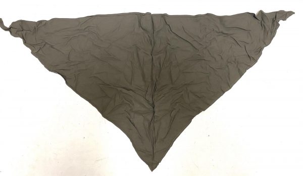 Large Austrian army surplus green banadana, head scarf, neckerchief - Image 3
