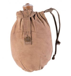 Genuine Russian Soviet Army Surplus Lightweight Vintage Canteen and Cover
